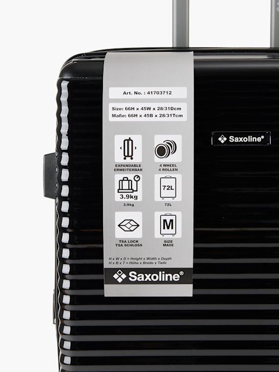 Saxoline Koffer Schwarz