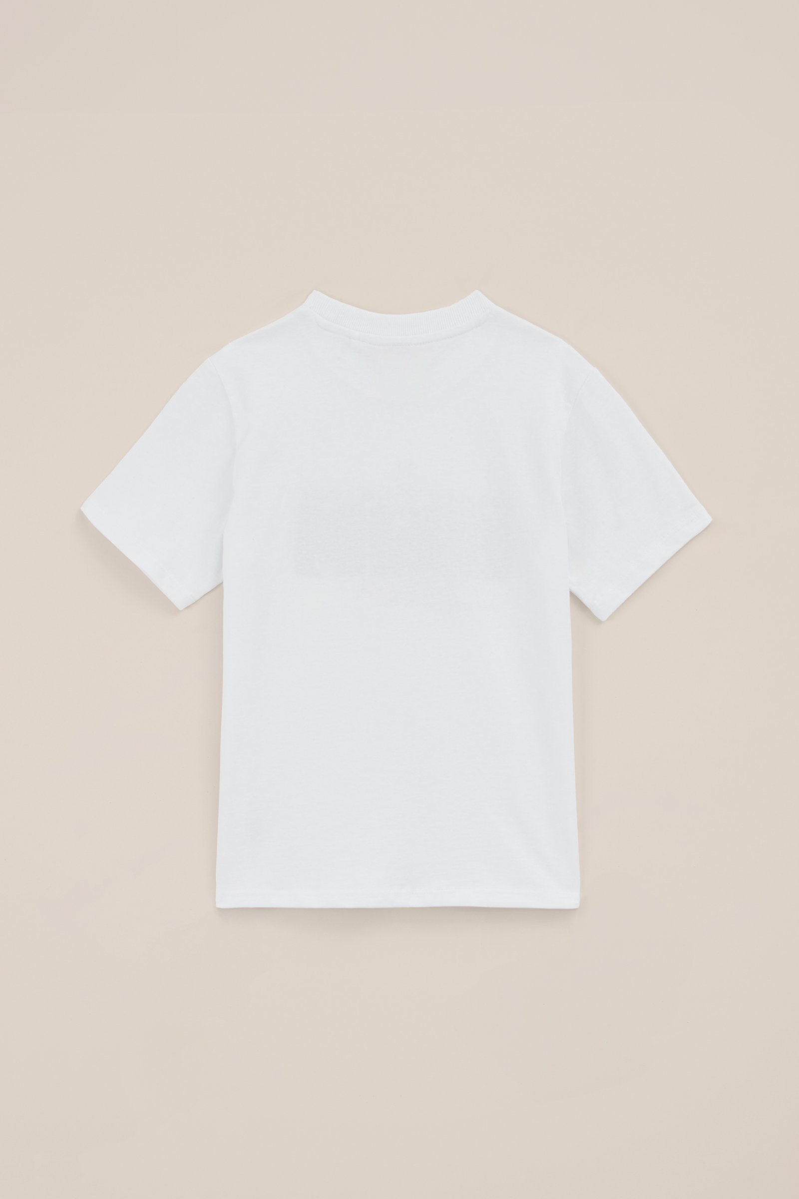 Jongens T-shirt met opdruk WE Fashion Wit
