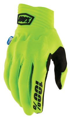 Gants Longs 100% Cognito Smart Shock Fluo Jaune