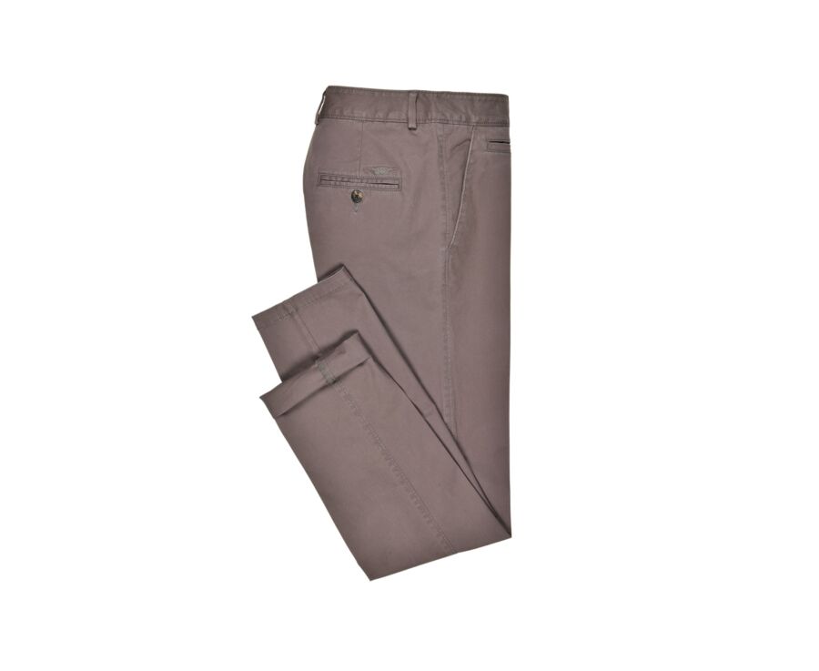 Pantalon chino homme Taupe Réglisse - KYRK