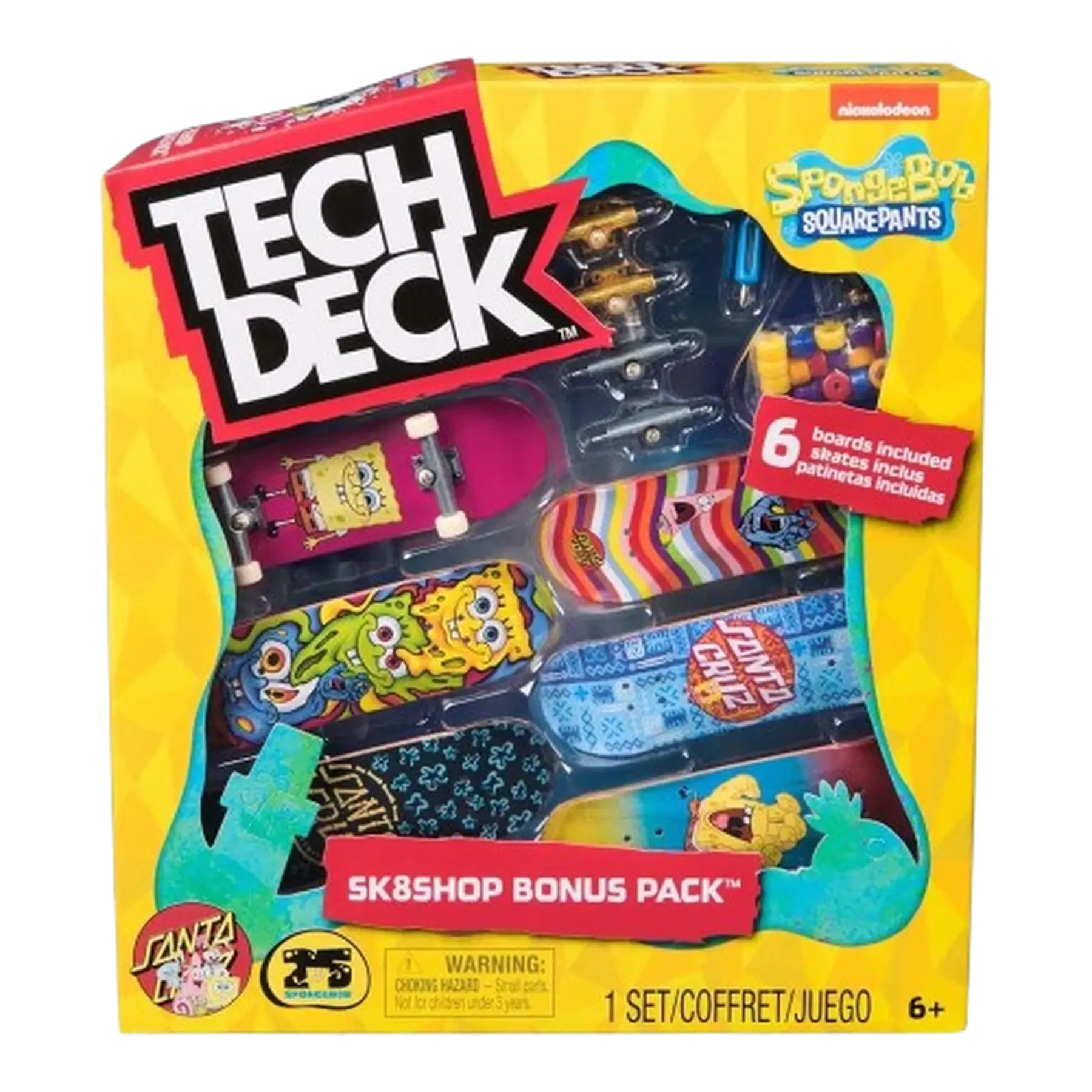 Tech Deck Spongebob Sk8shop Bonus Pak fingerboards | SkatePro