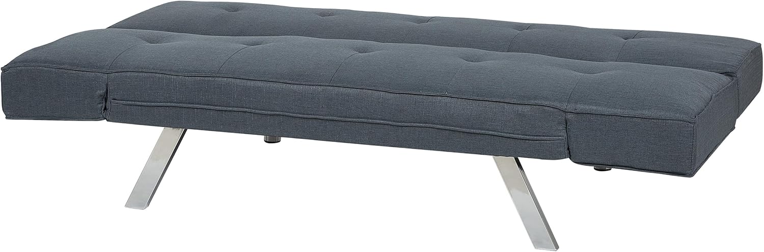 Beliani Blaues Elegantes Sofa mit Schlaffunktion mit Polsterbezug Bristol II