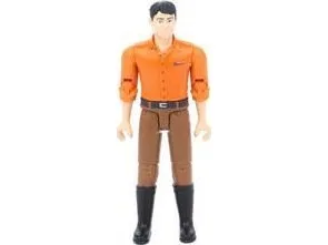 Bruder Man, light skin, brown jeans toy