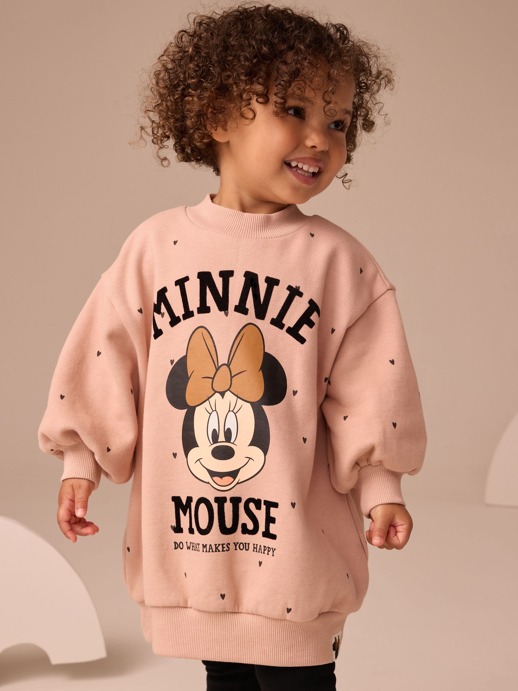 minnie mouse - Set met jurk en legging met Disney-print (3 mnd-7 jr)
