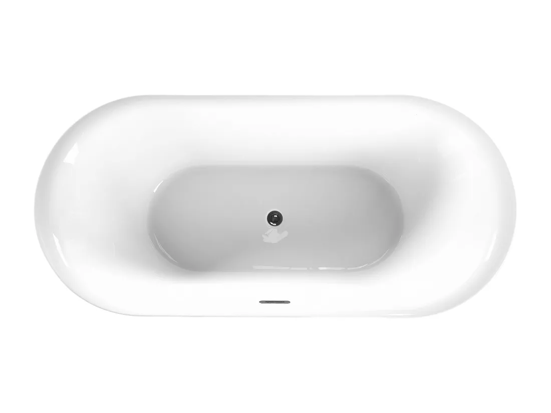 Baignoire îlot blanche 180 x 80 cm CARRERA