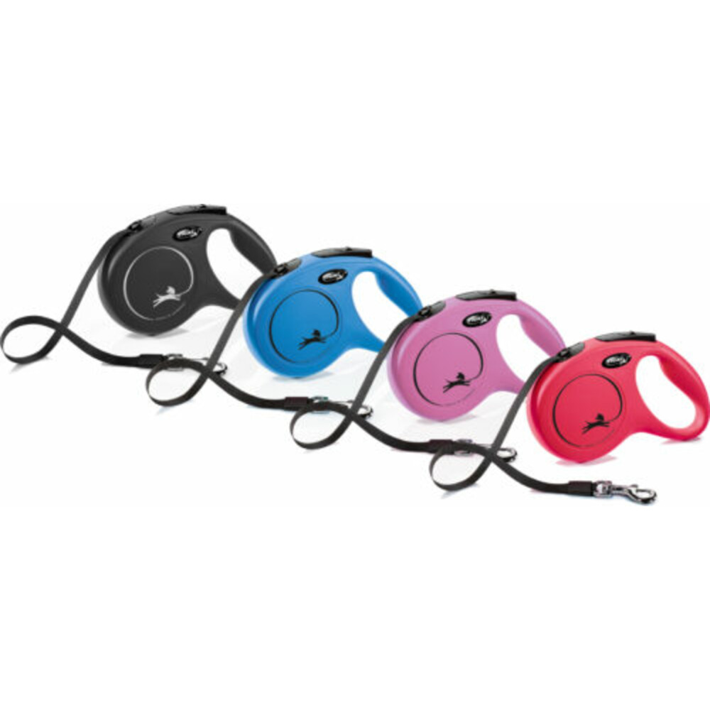 Flexi Rollijn Classic Tape 5 mtr tot 25 kg Blauw