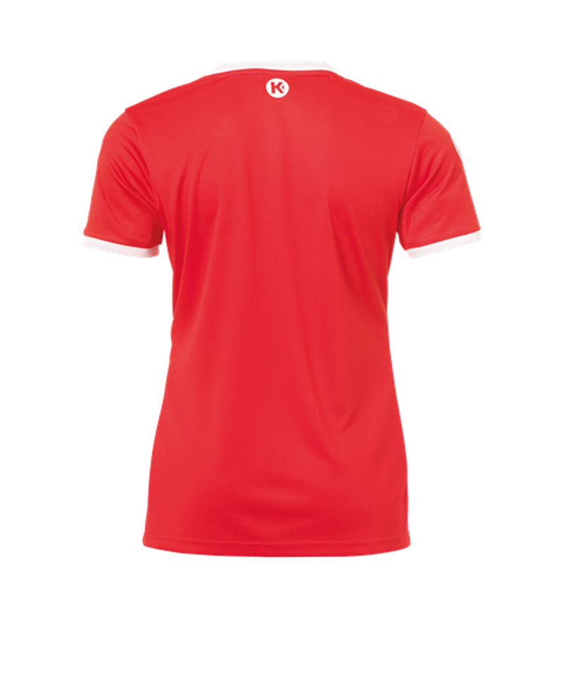 Kempa Curve Trikot T-Shirt Damen Rot Weiss F02