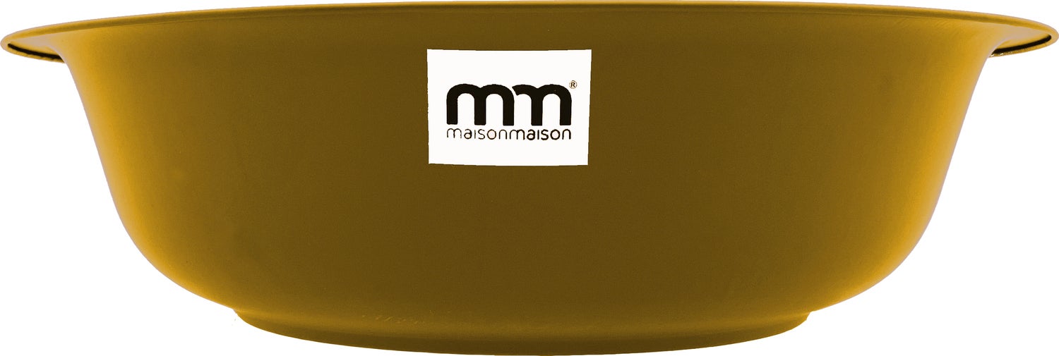 Maison Maison plantenschaal donkergeel D 35 H 10 cm