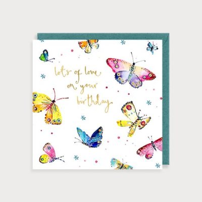 Happy Birthday Butterflies Card