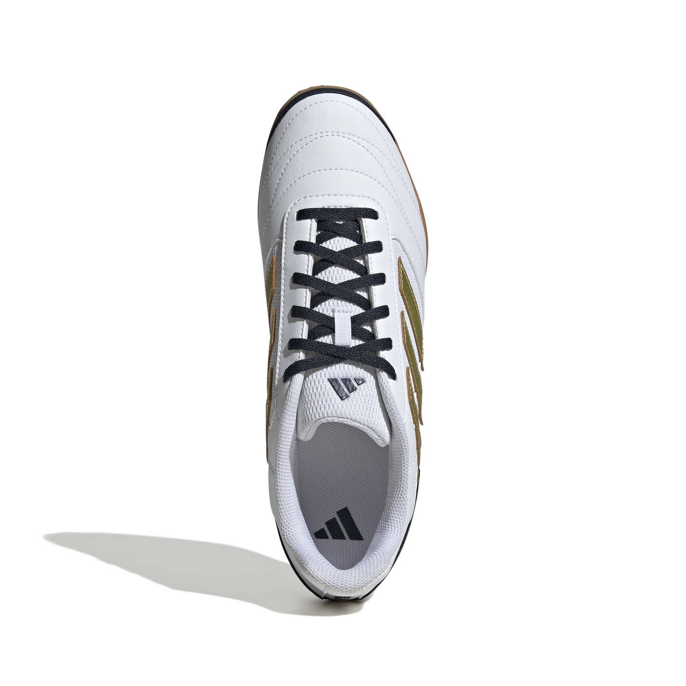 Adidas Super Sala 2 Zaalvoetbalschoenen (IN) Wit Zwart Goud