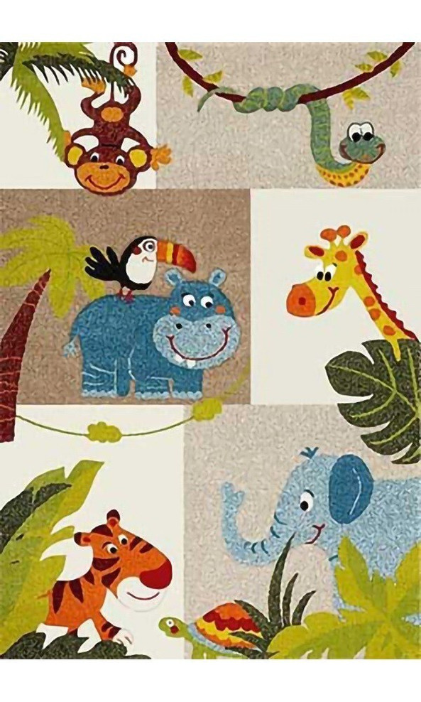 Mani Textile TPS_ENF_JUNGLE00 - Tapis pour chambre Enfant