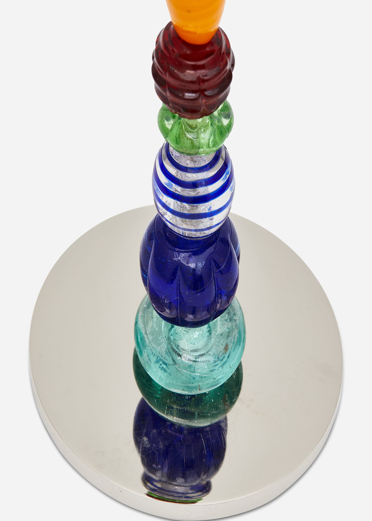 POLSPOTTEN Beads Kandelaar H 34 cm - Multicolor