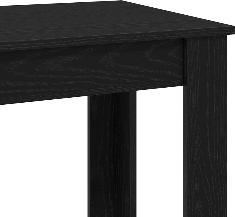vidaXL Bartafel - Zwart - Hout - 102 cm Lang - 50 cm Breed