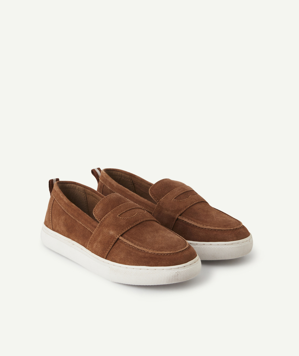 CHAUSSURES GARÇON EN CUIR CAMEL
