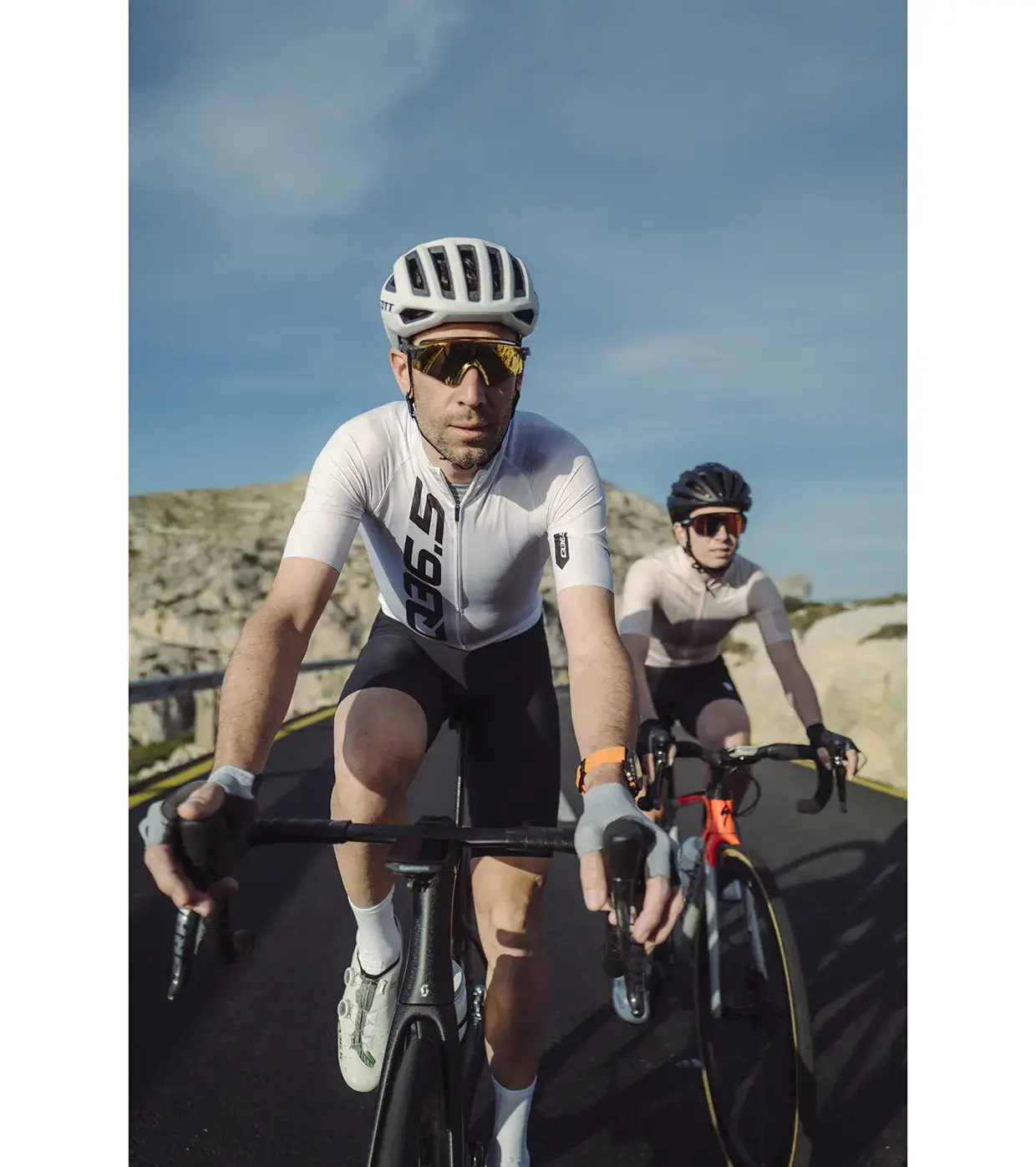 Q36.5 G1 Signature Fietsshirt Korte Mouwen Ivory White Dames