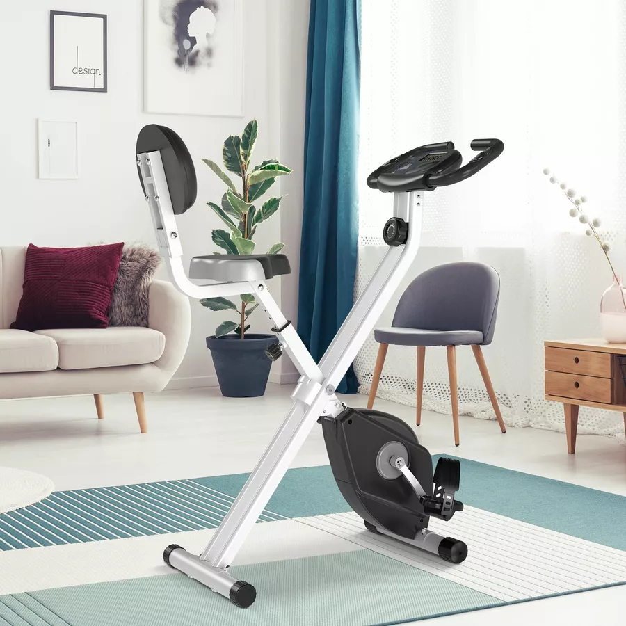 HOMCOM Fahrradtrainer mit Magnetwiderstand schwarz