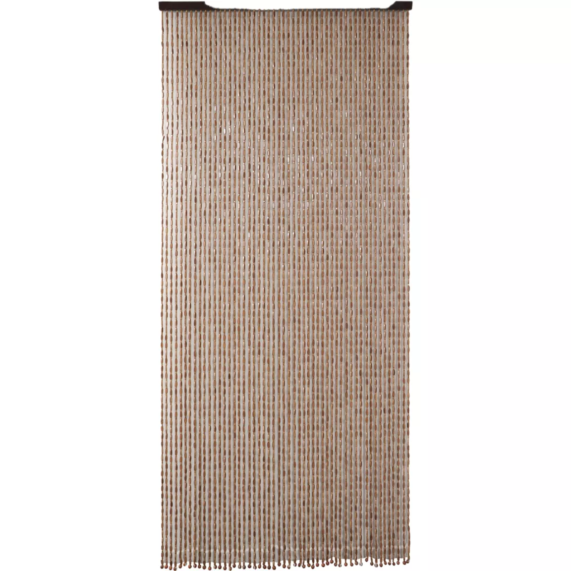 Rideau de porte perles bois (90 x 200 cm) Perla Marron