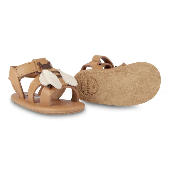 Donsje Sandales Tuti Sky Abeille Cuir | Ocre