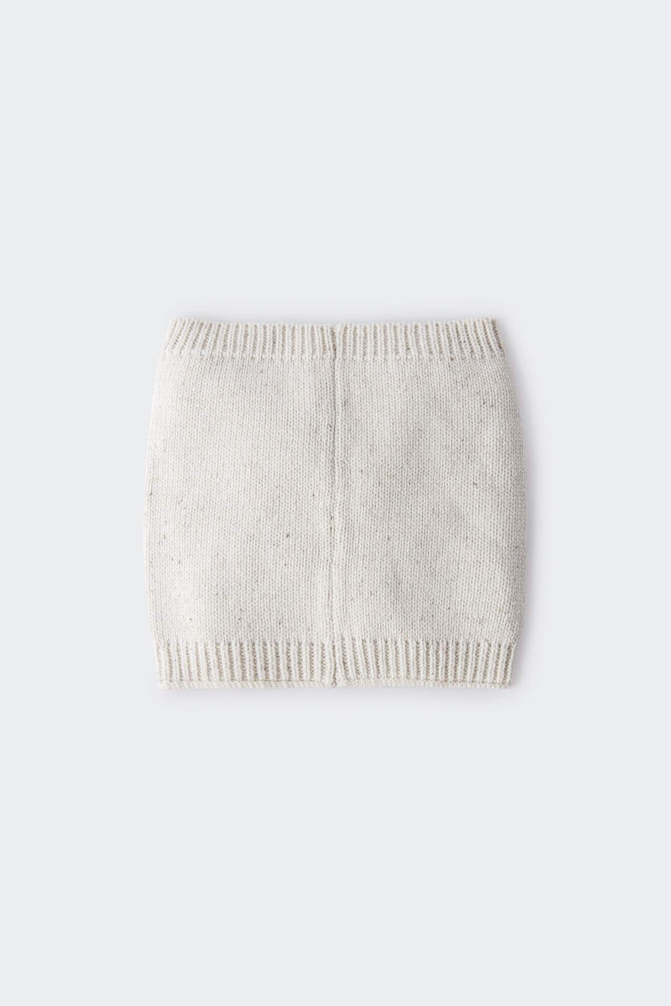 Cachecol de tricô marmorizado para menina