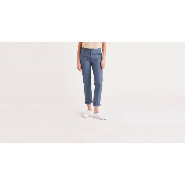 Dockers Weekend Slim Ankle Chino Pants Azul 27 / L Mulher