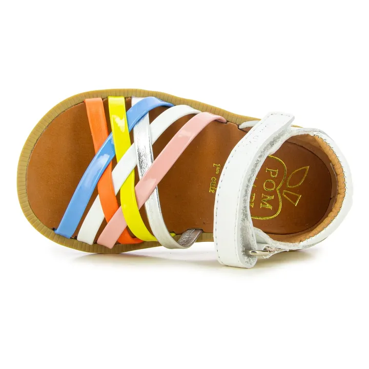 Pom d'Api Sandales Poppy Lux | Blanc