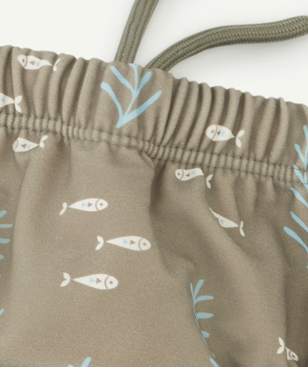 FRESKCOUCHE DE BAIN BÉBÉ OCÉAN KAKI
