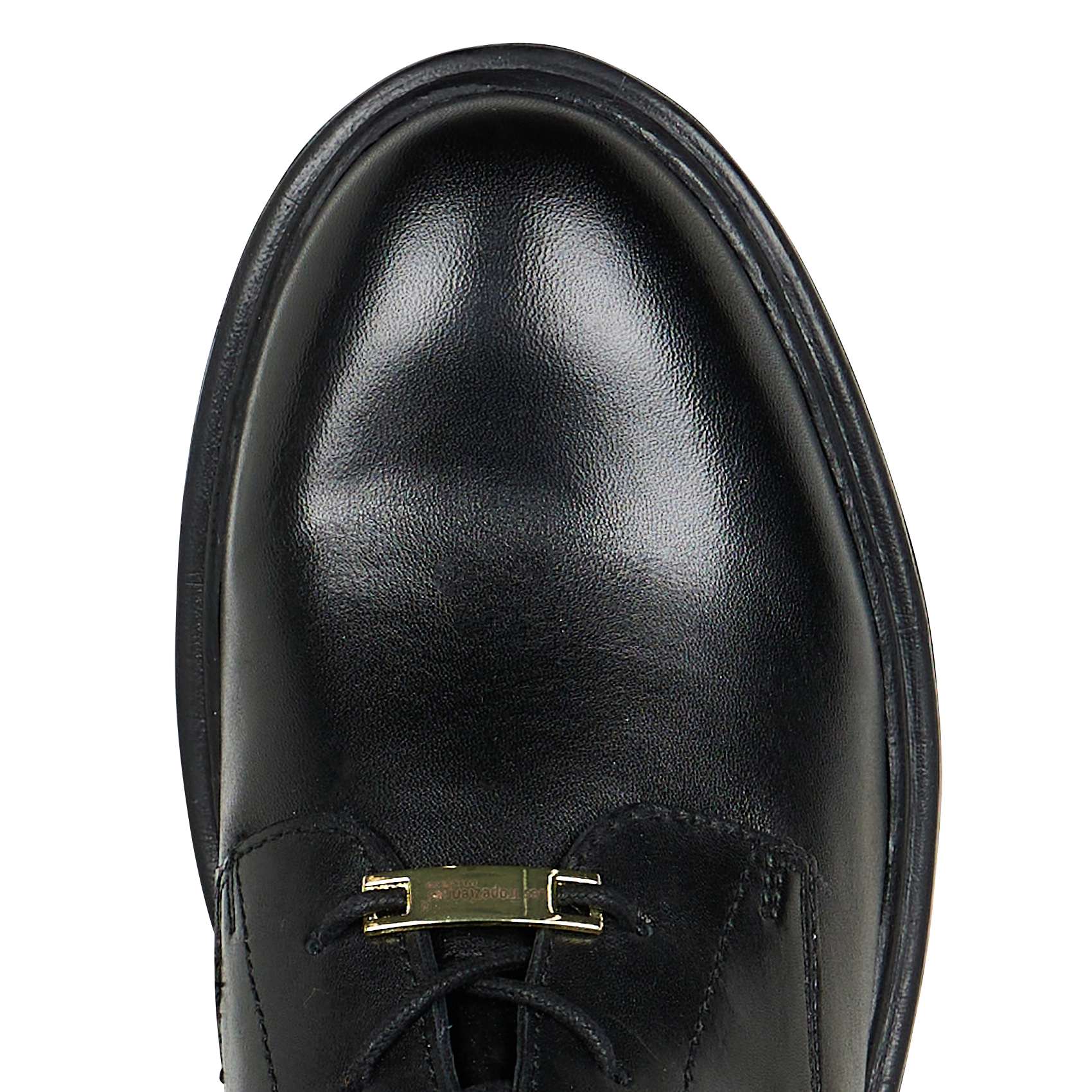 ZIGANA - Bottines à lacets en cuir| Noir