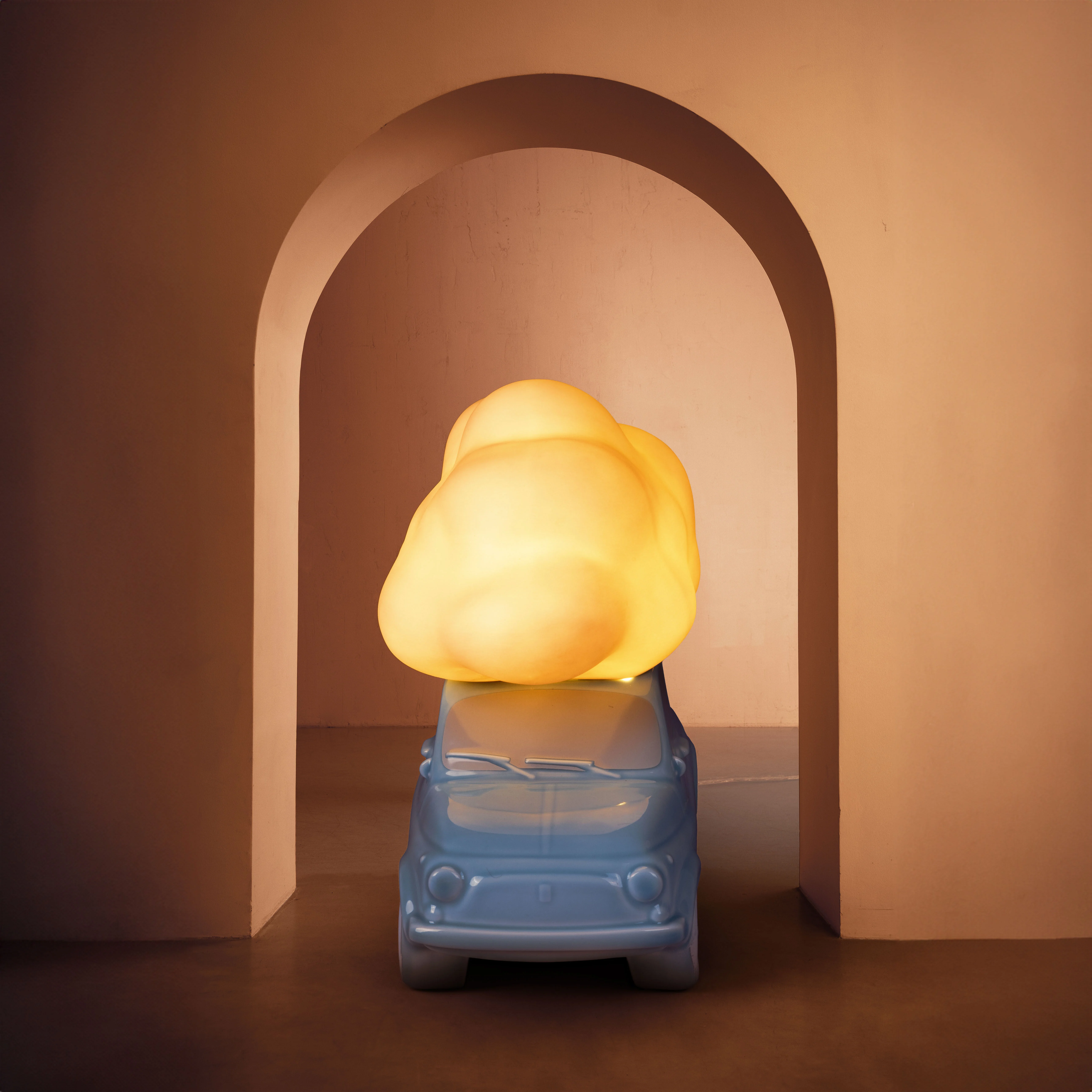 NUVOLA - Lampe de table céramique | Bleu