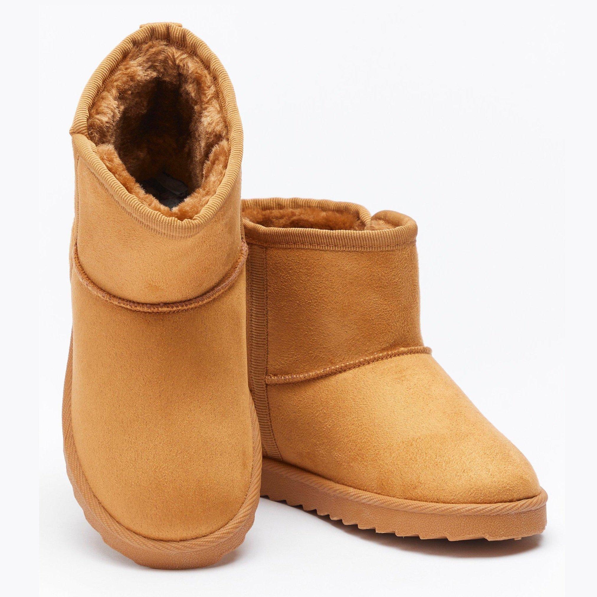 Be You Studio Faux Fur Ankle Boots Juniors