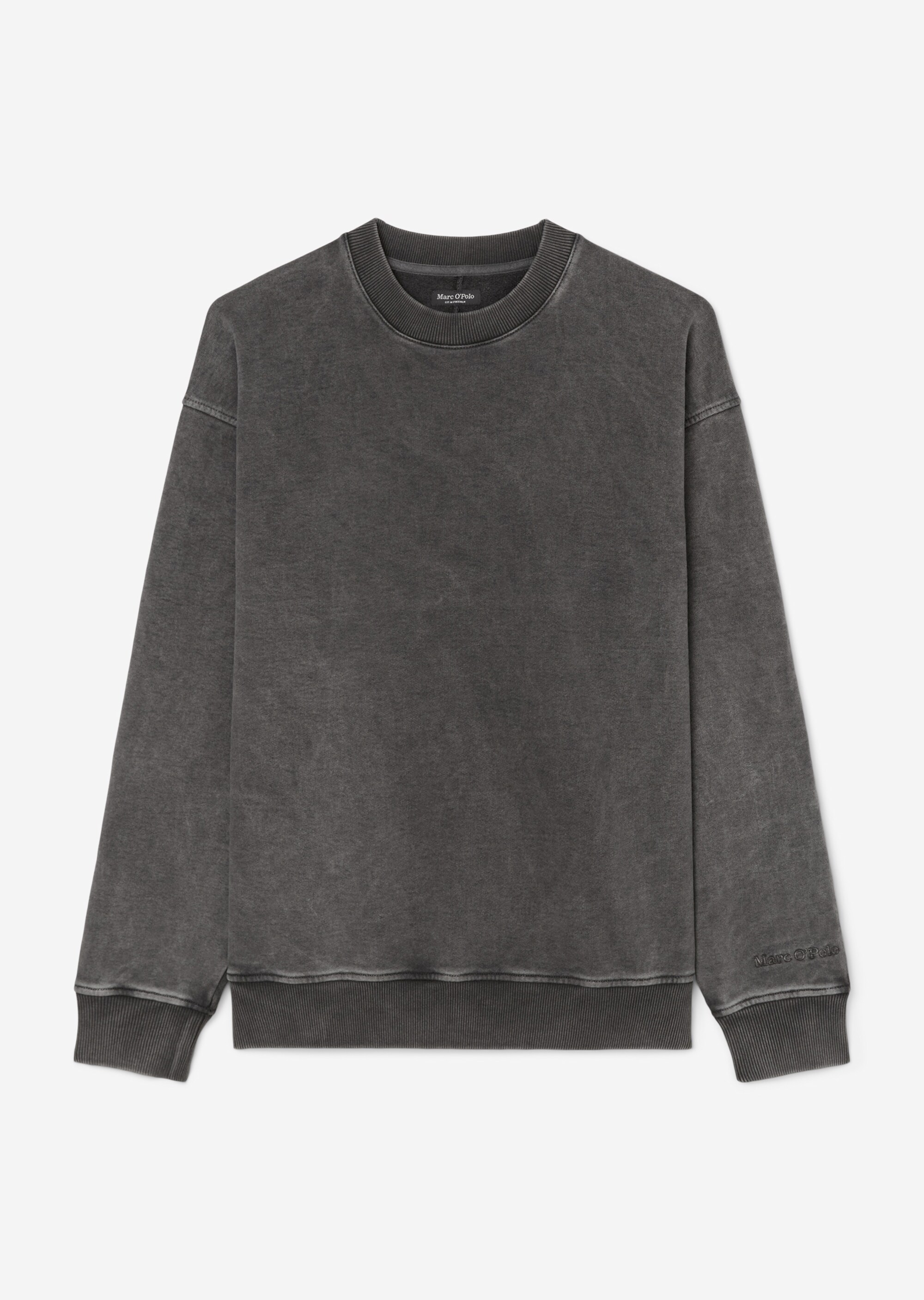 Stonewashed Sweatshirt relaxed aus softer Bio-Baumwolle