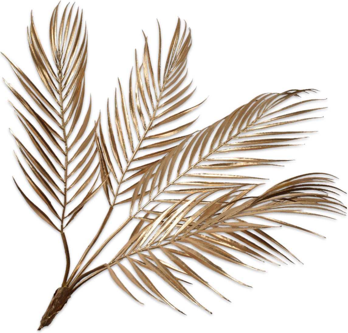 Silk-Ka kunsttak Palmblad 61 cm goud
