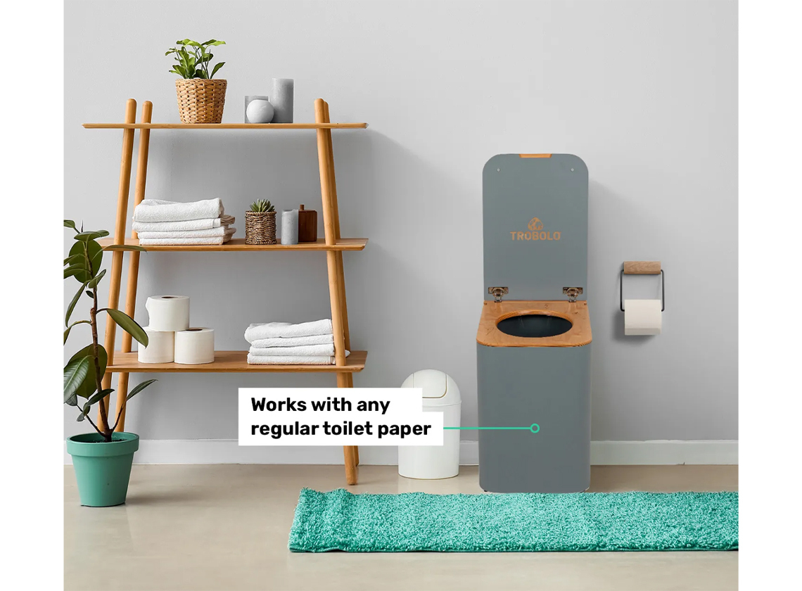 TROBOLO SilvaBlœm droogtoilet - grey
