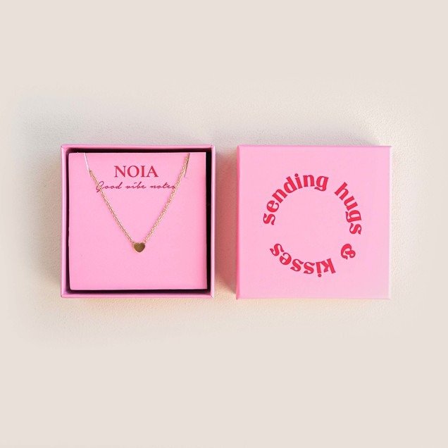 Noia Jewellery | Ketting hartje | Goudkleurig