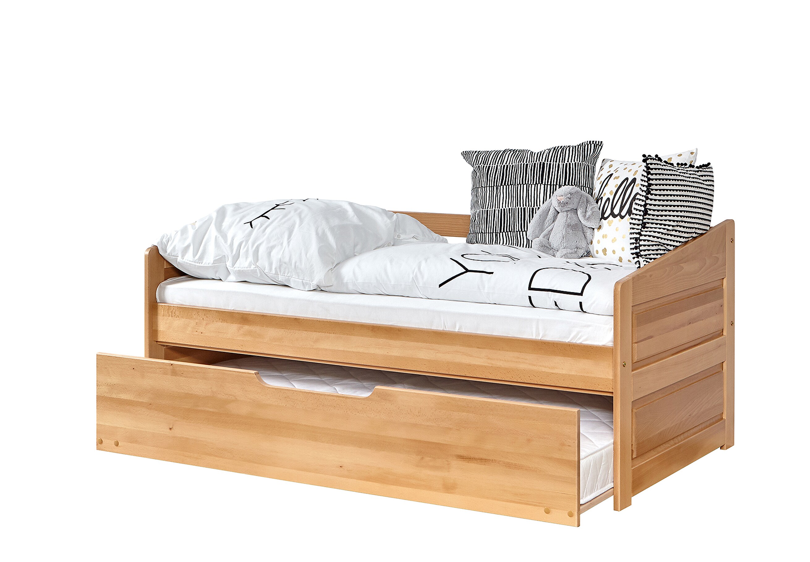 TiCAA Sofabett MINI Micki 80x160 Buche Natur