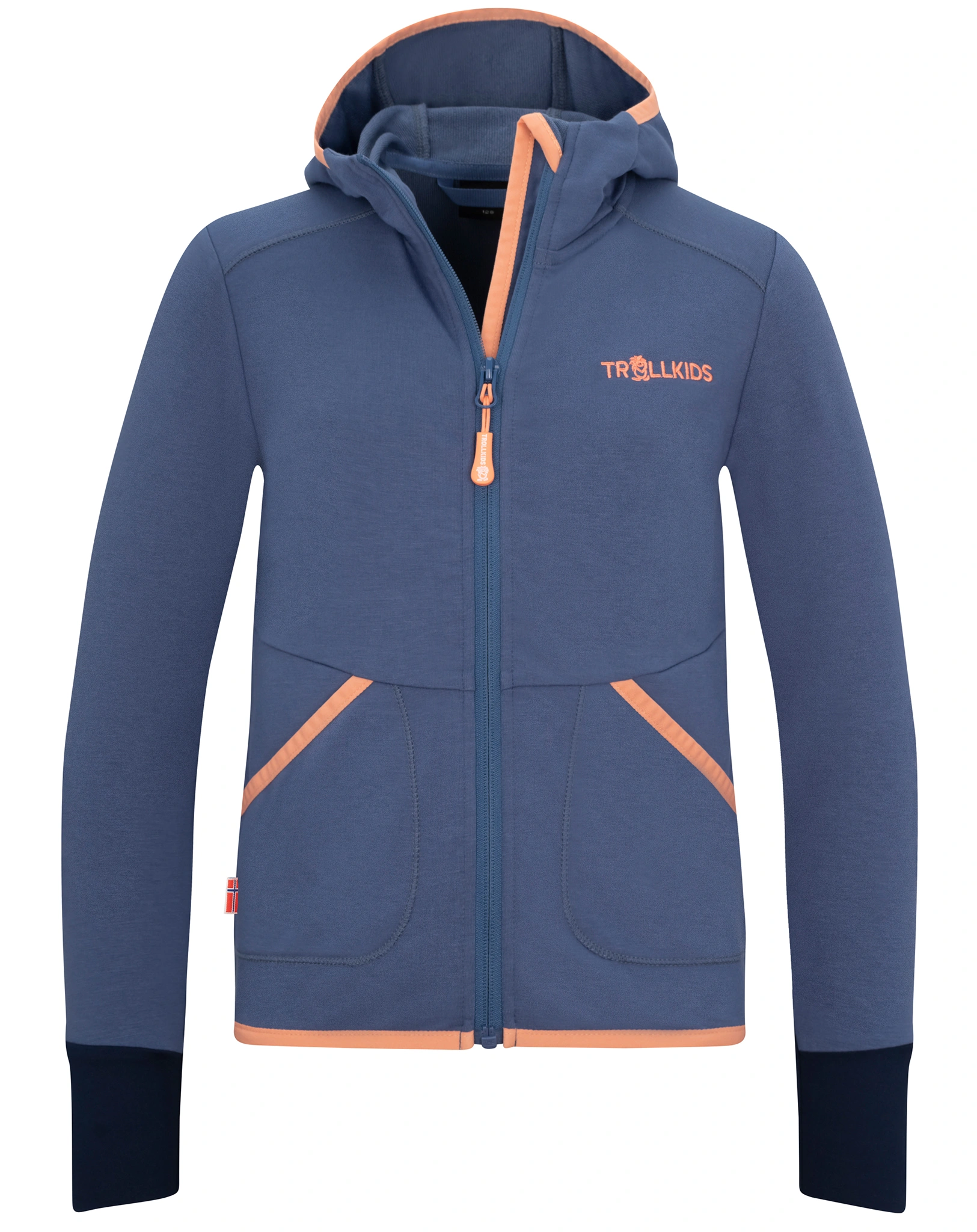 Fleecejacke GIRLS SALTFJORD in lotus blue/dahlia