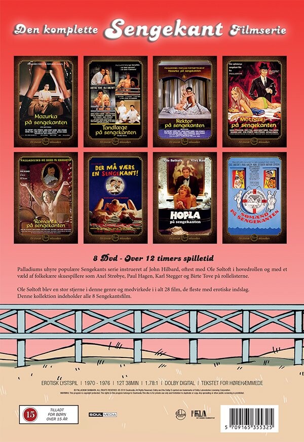 Den Komplette Sengekant Filmserie - Box - DVD