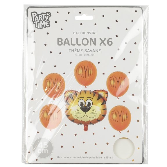 Ballons de baudruche et aluminium Savane