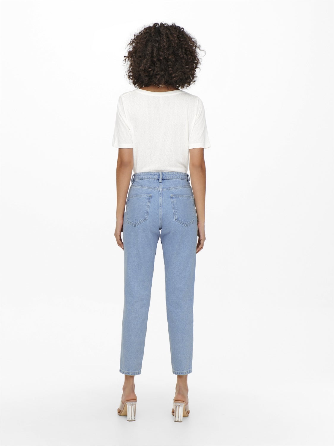 ONLJAGGER Hohe Taille Hohe Taille Jeans Light Blue Denim