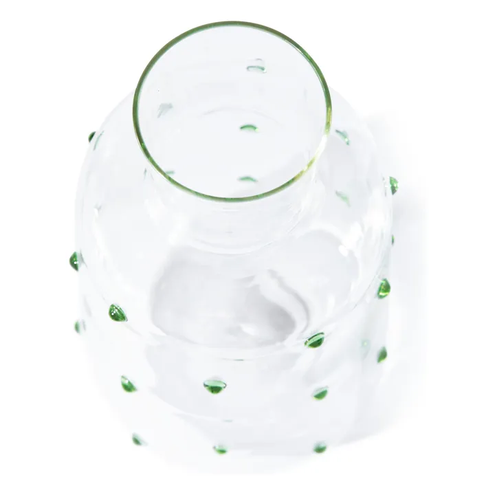 Pols Potten Carafe en verre Nob | Vert