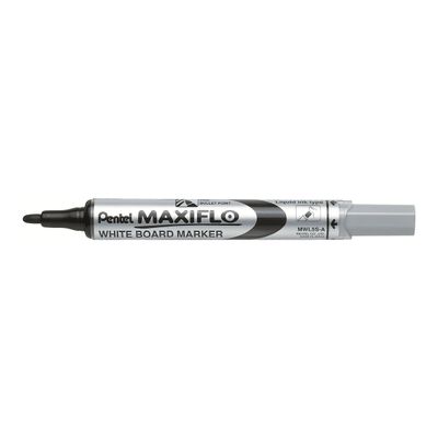 Pentel MAXIFLO - Marqueur effaçable - pointe ogive - noir