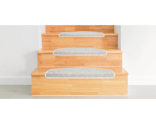 Mistral beige trapmattenset, 28x65 cm, 15-delig
