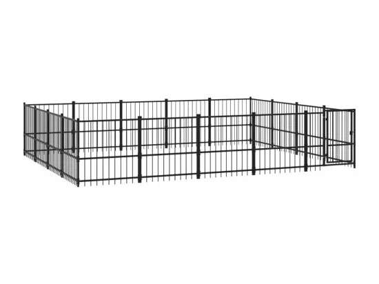 Chenil cage enclos pac noire 485 x 388 x 100 cm 02_0041812