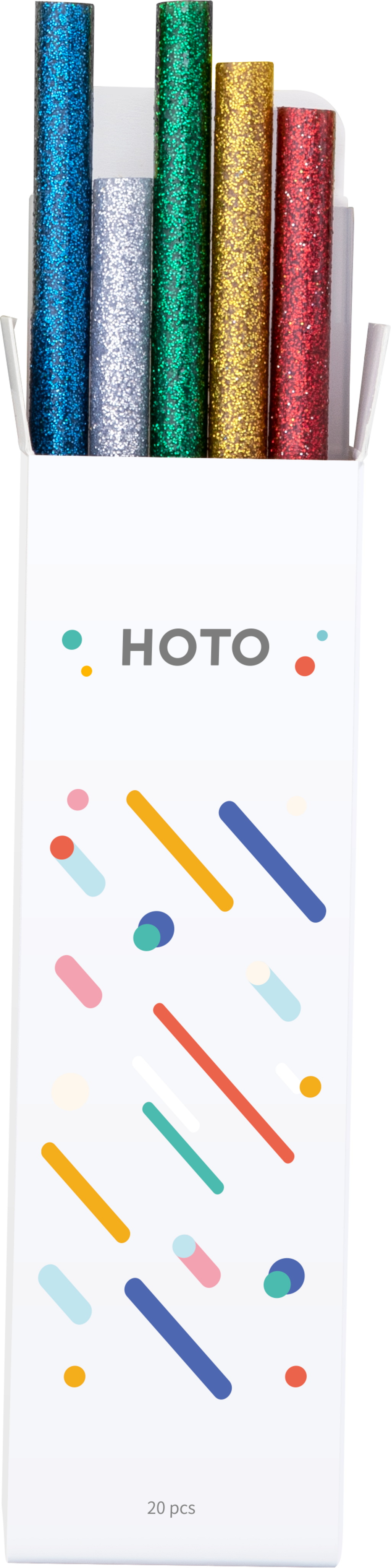 HOTO Tools  Hot Melt Glue Sticks, 1 Set (20 Stk)    Klebestifte für eine starke Verbindung