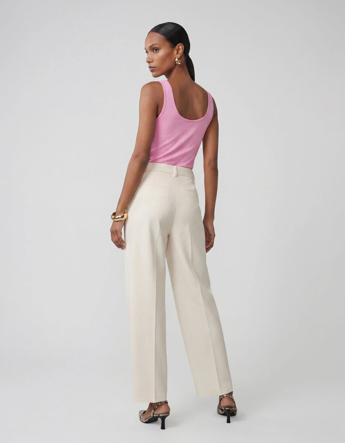 Basis Tanktop Roze
