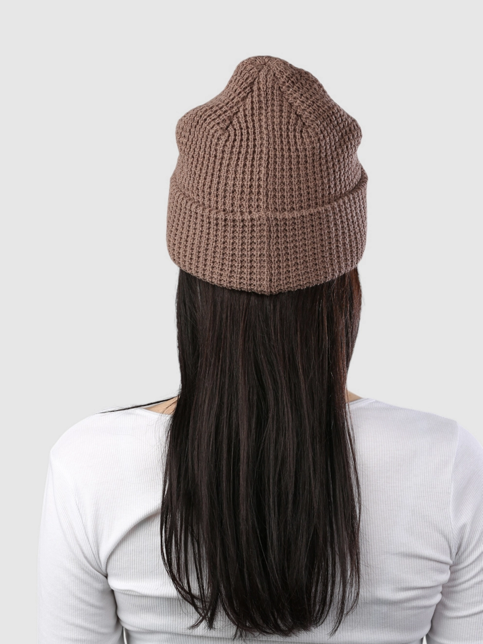 Kazane Alder Beanie deep taupe