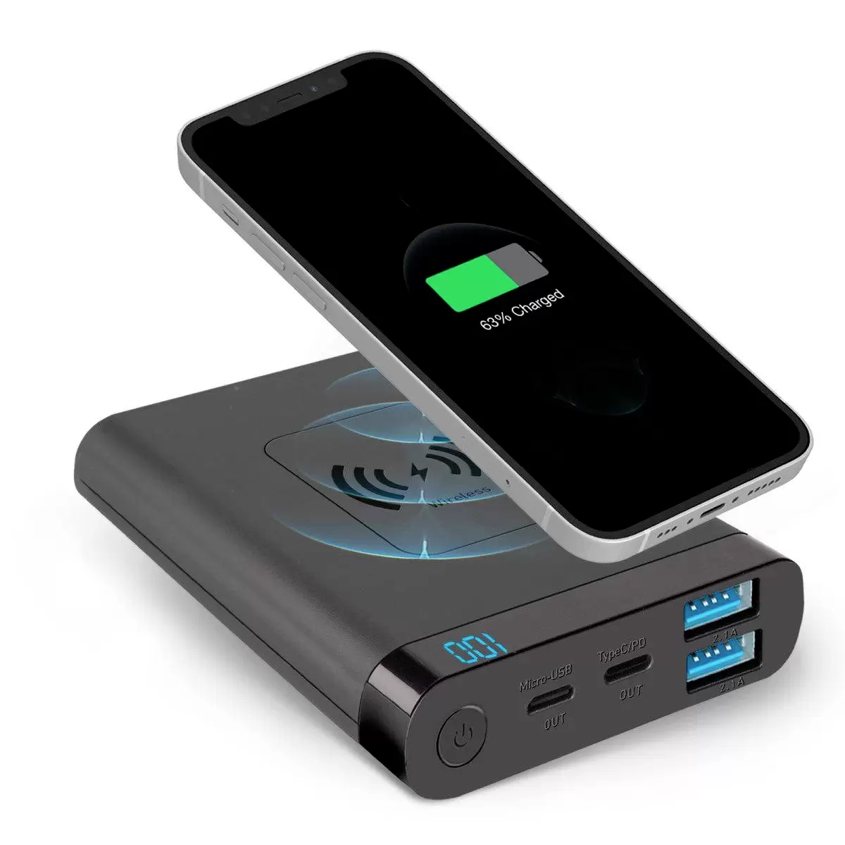 Powerbank SBS Kabellose Powerbank mit 10