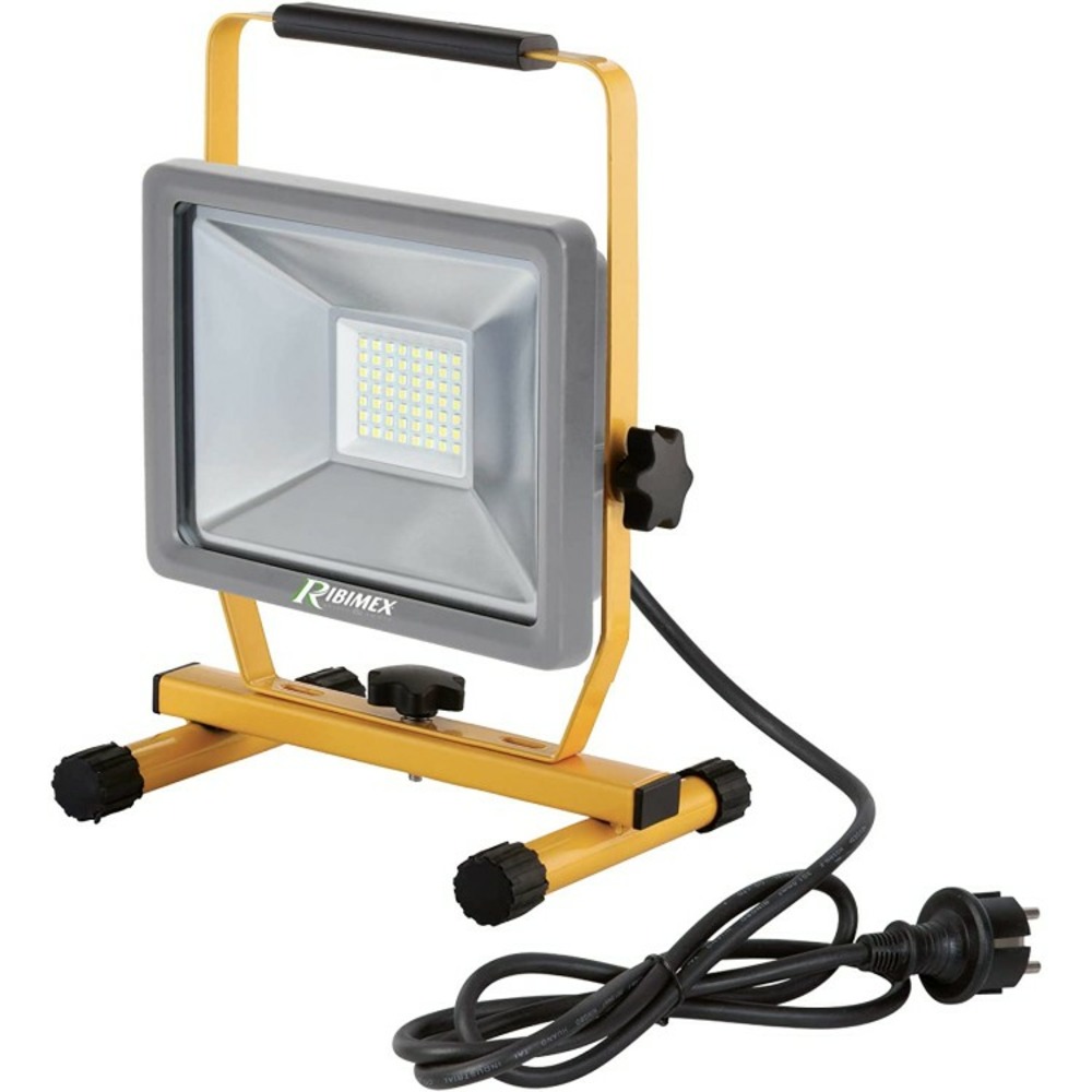 Ribitech projecteur led portable, gris