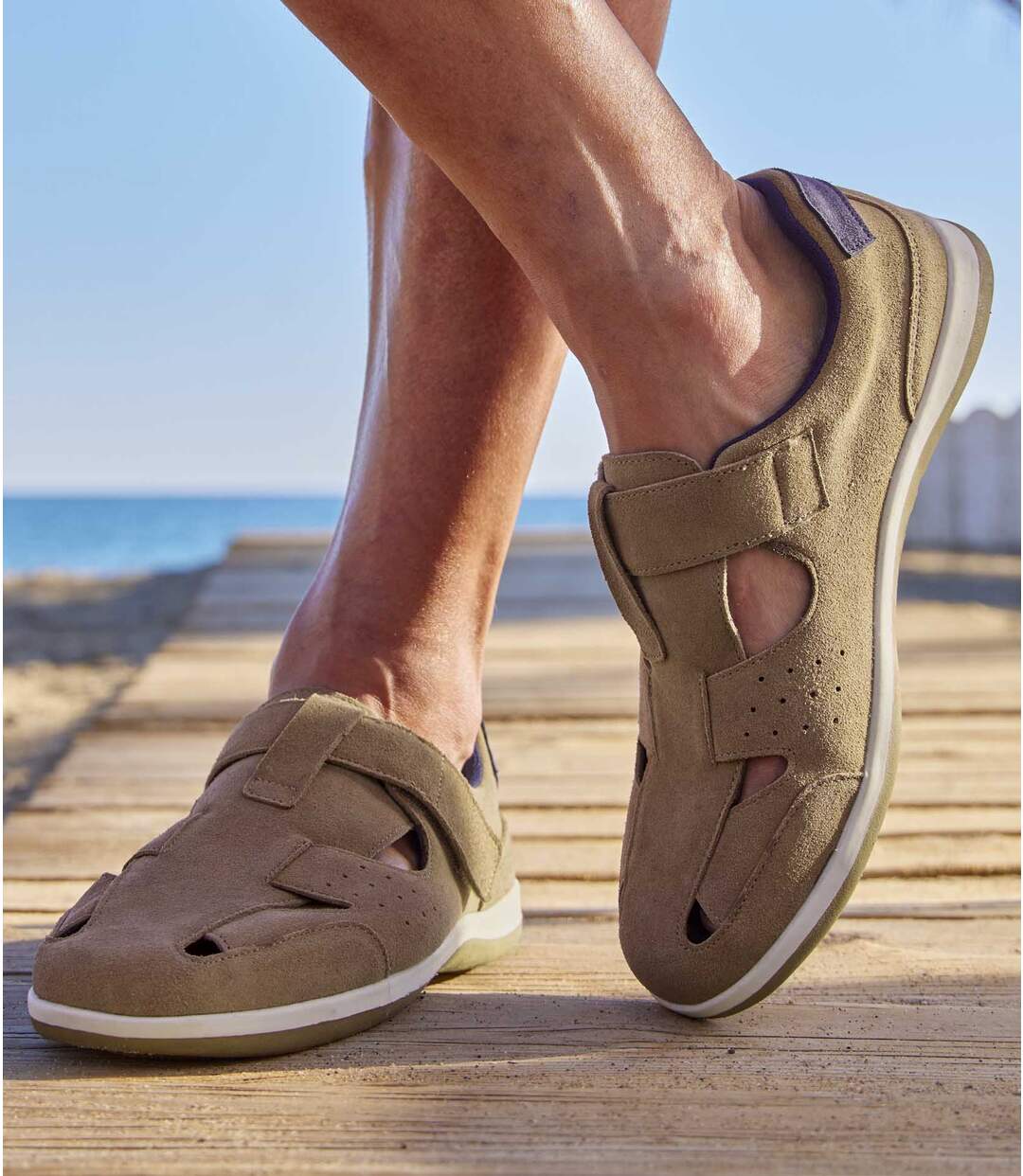 Chaussures d’Été Scratchées