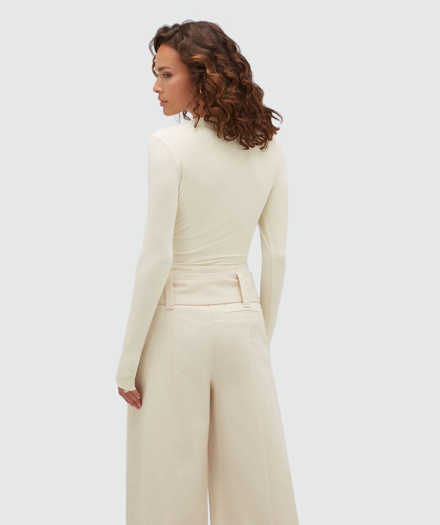 JV-WYREN slim fit body - cloud white