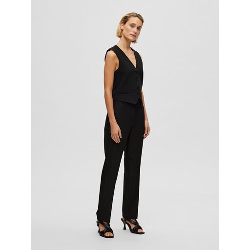 Selected Femme Rita Vest, Sort, 38